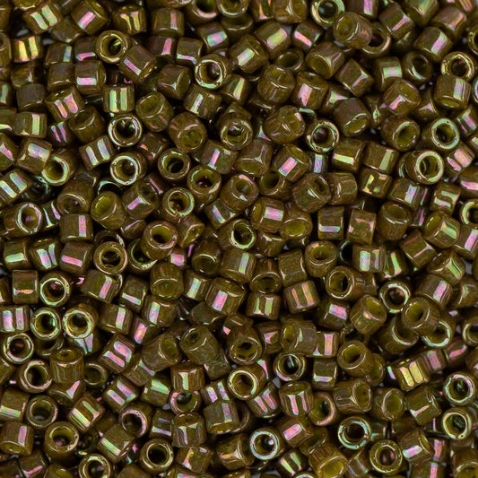 11/0 Delica Bead #0133 Olive AB Gold Luster 5.2g