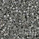 11/0 Delica Bead #0251 Grey AB Gold Luster 5.2g