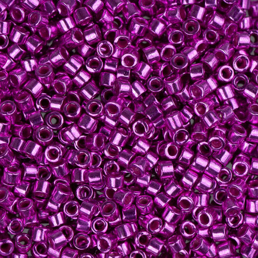 11/0 Delica Bead #0422 Fuchsia Galvanized 5.2g