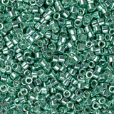 11/0 Perle Delica #0426 Vert Menthe Foncé Galvanisé 5.2g