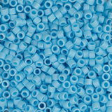 11/0 Delica Bead #0879 Turquoise Blue AB Matte 5.2g