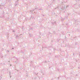 11/0 Perles Miyuki Rocailles #0272 Cristal Ligné Rose AB 22g