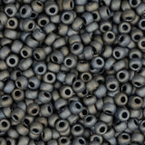 11/0 Miyuki Rocailles #2002 Matte Metallic Silver Grey 22g
