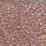 Perles Magatama 4mm 23g Pêche Transparente AB