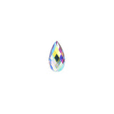 Cristal AB 11x18mm Tear Drop Coudre Sur Pierre #9025-00 20/pk