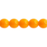 Czech Round Druk Beads 3mm Opaque Orange 62/strand