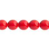 Czech Round Druk Beads 3mm Opaque Red 62/strand