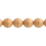 Czech Round Druk Beads 3mm Opaque Ivory 62/strand