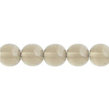 Perles tchèques Druk 3mm 62/fil Trans Black Diamond