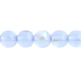 Czech Round Druk Beads 3mm Transparent Light Sapphire AB 62/strand