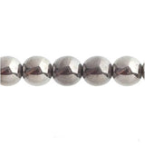 Czech Round Druk Beads 3mm Transparent Crystal Chrome 62/strand