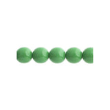 Czech Round Druk Beads 4mm Opaque Green 45/strand