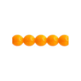 Perles Czech Druk 8mm 22/fil Opaque Orange