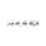 Czech Round Druk Beads 8mm Transparent Crystal Light Vitrail 22/strand