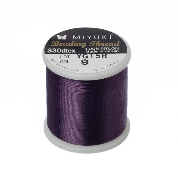 Nylon Beading Thread B, Purple, ~ 50 meters