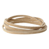 Realeather Suede 1/8" Lace 8yd Beige