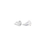 Clear Bullet Earring Backs 200/pk
