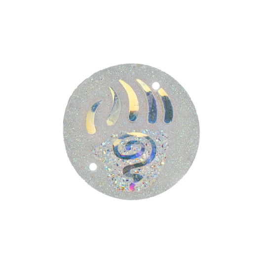 Sew-On Stone Bear Paw Sparkle 25mm Crystal AB 10/pk