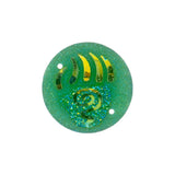 Sew-On Stone Bear Paw Sparkle 25mm Green AB 10/pk