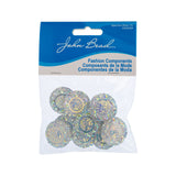Sew-On Stone Turtle Sparkle 25mm Crystal AB 10/pk