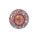 Sew-On Stone Turtle Sparkle 25mm Pink AB 10/pk