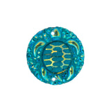Sew-On Stone Turtle Sparkle 25mm Blue AB 10/pk