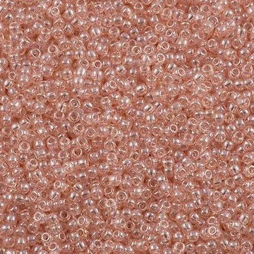 8/0 Toho Seed Beads #106 Transparent Lustered Rosaline 8-9g Vial