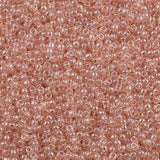 8/0 Toho Seed Beads #106 Transparent Lustered Rosaline 8-9g Vial
