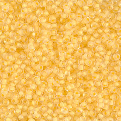 11/0 Miyuki Seed Beads #1936 Semi Matte Daffodil Crystal 22g