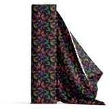 Neon Floral Eagles 100% Cotton - Price Per Half Yard