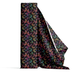 Neon Floral Eagles 100% Cotton - Price Per Yard