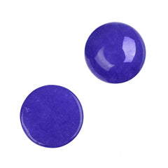 12mm Jade Blue (Natural/Dyed) Cabochons 2/pk