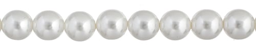 Czech Glass Pearls 4mm White 45/Strand
