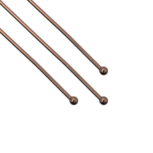 Ball Pins 2" Antique Copper 50/pk