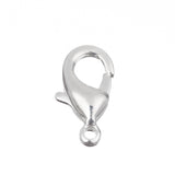 Fermoir Homard Argent 12mm 10/paquet