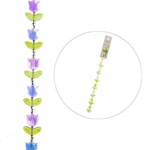 Crystal Lane Tulips 14x16mm Crystal AB 7in