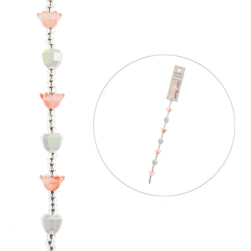 Crystal Lane Tulips & Faceted Pears 7in