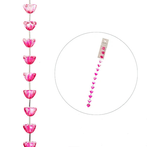 Crystal Lane Lotus 10mm Pink 7in