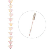 Crystal Lane Flowers 8x12mm Pink & Yellow Mix 7in