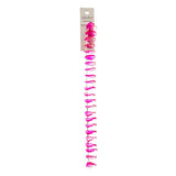 Crystal Lane Leaf 15x16mm Pink 7in