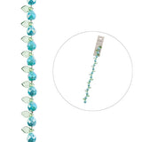 Crystal Lane Pears & Leaves Blue 7in