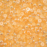 Crystal Lane DIY Flat Back Pearls 5mm Orange AB 575/pk