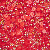 Crystal Lane DIY Flat Back Pearls 5mm Red AB 575/pk