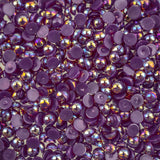Crystal Lane DIY Flat Back Pearls 5mm Dark Purple AB 575/pk