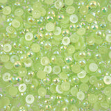 Crystal Lane DIY Flat Back Pearls 5mm Light Green AB 575/pk