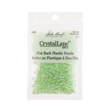 Crystal Lane DIY Flat Back Pearls 5mm Light Green AB 575/pk