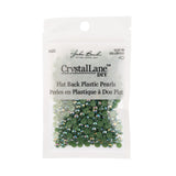 Crystal Lane DIY Flat Back Pearls 5mm Dark Green AB 575/pk
