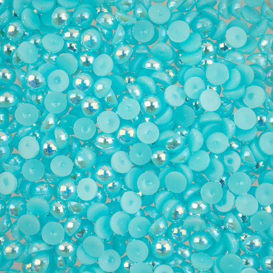 Crystal Lane DIY Flat Back Pearls 5mm Light Blue AB 575/pk