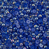 Crystal Lane DIY Flat Back Pearls 5mm Dark Blue AB 575/pk