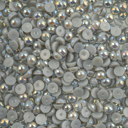 Crystal Lane DIY Flat Back Pearls 5mm Grey AB 575/pk
